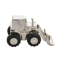 Bambino Silver Plated Digger Money Box