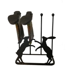 Poppy Forge 2 Pair Boot Rack - Boxing Hares