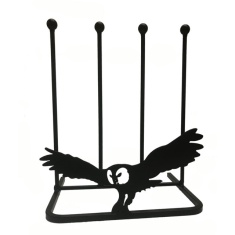 Poppy Forge 2 Pair Boot Rack - Owl Poppy Forge 2 Pair Boot Rack - Owl