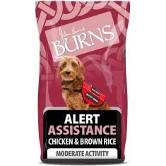 Burns Adult Dog Alert Chicken & Brown Rice Dry Food - 12kg Burns Adult Dog Alert Chicken & Brown Rice Dry Food - 12kg