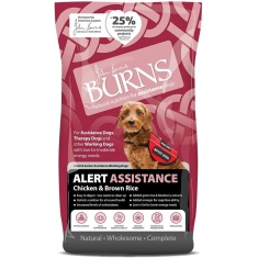 Burns Adult Dog Alert Chicken & Brown Rice Dry Food - 12kg