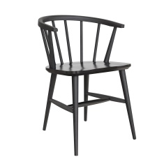 Bell & Stocchero Como Black Beech Dining Armchair