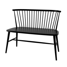 Bell & Stocchero Como Black Beech Dining Bench