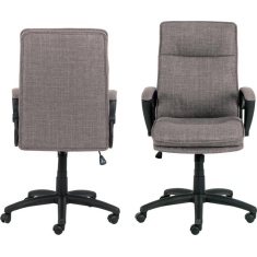 Brad Desk Chair - Light Grey Brown