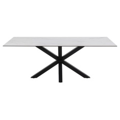 Heaven 200cm Dining Table - White Ceramic Heaven 200cm Dining Table - White Ceramic