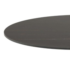 Malta 90cm Dining Table - Matt Black Ceramic