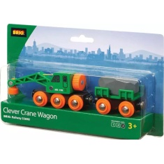 Brio World 33698 Clever Crane Wagon Brio World 33698 Clever Crane Wagon