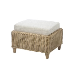 Desser Seville Light Oak Cane Footstool