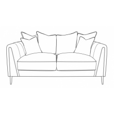 Elsie Pillow Back 2 Seater Sofa