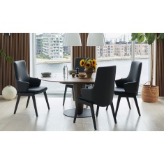 Stressless Bordeaux 125cm Round Centre Dining Table
