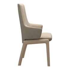 Stressless Vanilla High Back D100 Dining Chair With Arms