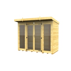 DIY Sheds Pent Summer House - Full Height Window