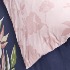 Catherine Lansfield Opulent Floral Blue Duvet Set