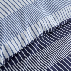 Catherine Lansfield Lines Navy Duvet Set