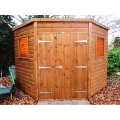 A1 Corner Shed Double Door A1 Corner Shed Double Door
