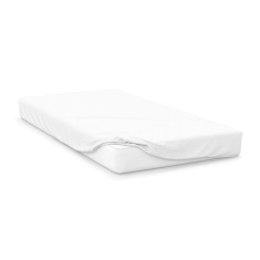 Belledorm Jersey Fitted Sheet 38cm - White Belledorm Jersey Fitted Sheet 38cm - White