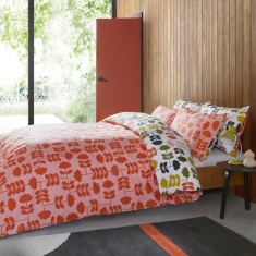 Orla Kiely Cut Stem Multi Paprika Duvet Set