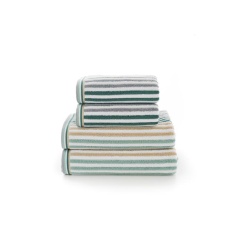 Deyongs Hanover Stripe Towels Seagrass