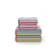 Deyongs Hanover Stripe Towels Magenta