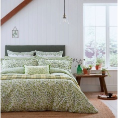 Morris & Co Willow Bough Leaf Green Duvet Cover