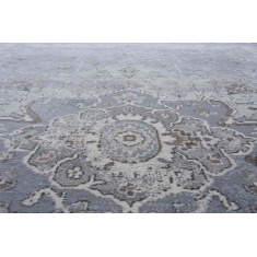 Mastercraft Da Vinci Heatset Wilton Rug 057 - 0128/5255 - Grey & Blue