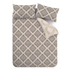 Catherine Lansfield Aztec Geo Natural Duvet Set