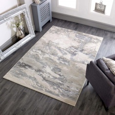Asiatic Aurora AU02 Woven Rug - Grey