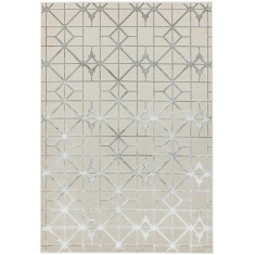 Asiatic Aurora AU11 Machine Woven Rug - Lattice Silver Asiatic Aurora AU11 Machine Woven Rug - Lattice Silver