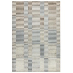 Asiatic Aurora AU14 Machine Woven Rug - Ripple Silver Asiatic Aurora AU14 Machine Woven Rug - Ripple Silver