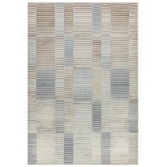 Asiatic Aurora AU14 Machine Woven Rug - Ripple Silver