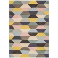 Asiatic Funk Honeycomb 04 Geometric Rug - Pastel - Multi