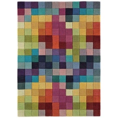 Asiatic Funk Boxes 05 Hand Made Rug - Multi Asiatic Funk Boxes 05 Hand Made Rug - Multi