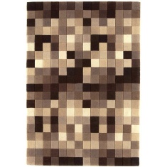 Asiatic Funk Boxes 06 Chequered Rug - Natural - Beige/Cream/Brown Asiatic Funk Boxes 06 Chequered Rug - Natural - Beige/Cream/Brown