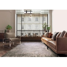 Asiatic Kuza Border Machine Made Rug - Green