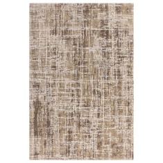 Asiatic Kuza Abstract Machine Made Rug - Beige Asiatic Kuza Abstract Machine Made Rug - Beige