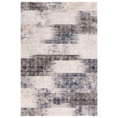 Asiatic Kuza Lines Machine Made Rug - Blue