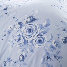 Catherine Lansfield Canterbury Cornflower Blue Duvet Set
