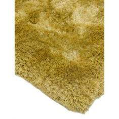 Asiatic Plush Luxury Shaggy Rug - Yellow