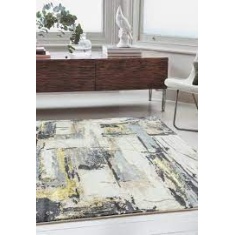 Asiatic Orion Decor OR03 Machine Made Rug - Yellow