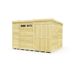 DIY Sheds Pent Security Shed - Double Door DIY Sheds Pent Security Shed - Double Door
