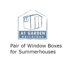 A1 Window Boxes (Pair) for Summerhouses A1 Window Boxes (Pair) for Summerhouses