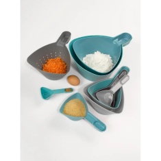 Chef Aid Contain 9 Piece Mixing and Measuring Set
