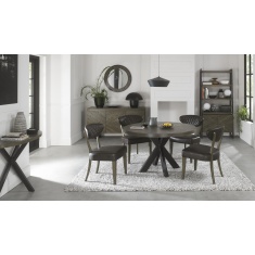 Winnipeg Fumed Oak 125cm Dining Table