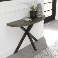 Winnipeg Fumed Oak Console Table Winnipeg Fumed Oak Console Table
