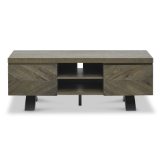 Winnipeg Fumed Oak Entertainment Unit