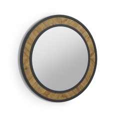 Winnipeg Rustic Oak Wall Mirror