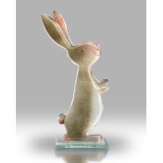 Nobile Glass Champagne Bunny
