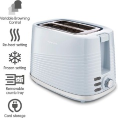 Morphy Richards 220030ARG Dune 2 Slice Toaster - Cornflower Blue