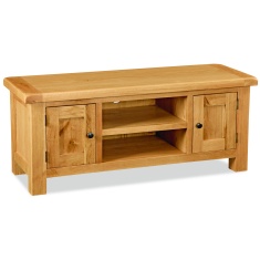 Ascot Rustic Oak Large TV Cabinet/Media Stand Ascot Rustic Oak Large TV Cabinet/Media Stand