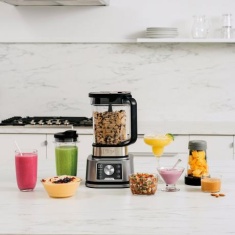 Ninja CB350UK Foodi 3-in-1 Power Nutri Blender with Auto-iQ - Silver